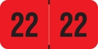 SJYM Smead ETYJ Match Year Band Labels - Yearband Labels (Folder Year Labels), Laminated Stock 1-1/2" x 3/4" - 500 per Roll