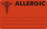 Allergy Warning Labels