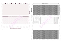 Z-Fold Pressure Seal Check Stock 11" Burgundy