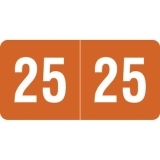 SMYM Smead Compatible Year Band Labels - Yearband Labels (Folder Year Labels), 1/2" X 1" - Roll of 500