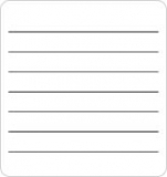 Chart Labels, "Blank" - White, 2-1/4" X 2-3/8" (Pkg of 45)