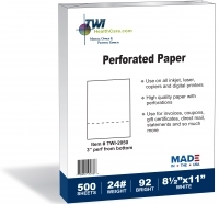 Professional Quality Perforated Paper