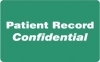 HIPAA Labels, Patient Record Confidential - Green, 4" X 2.5" (Roll of 100) - MAP256