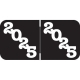 JTYM Jeter Compatible Year Band Labels - Yearband Labels (Folder Year Labels), 3/4" X 1-1/2" - Roll of 500