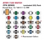 Jeter 7100 Match JTPK Series Alpha Sheet Labels - 15/16"H x 1 5/8"W