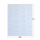 Blue Laser Standard 8.5"W x 11"H Medical Security Paper, Blue, 500/Ream