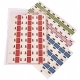 Safeguard 511 Match SG3R-RK Series Assorted Alpha Sheet Labels A-Z Set Refill