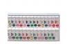 POS 3400 Match POAM Series Alpha Roll Labels A-Z Set