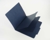 SJ Paper S63625 Match 15 Pt. Indigo Classification Folders, 2/5 Cut ROC Top Tab, Letter Size, 2 Dividers (Box of 15)