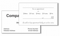 Appointment Cards