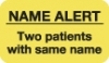 Attention/Alert Labels, Rh NEGATIVE - Fl Chartreuse, 1-1/2" X 7/8" (Roll of 250)