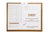 Chest, Briar #131 - Category Insert Jackets, System II, Open Top - 14-1/4" x 17-1/2" (Carton of 250)