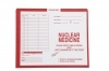 Nuclear Medicine, Red #185 - Category Insert Jackets, System I, Open Top - 10-1/2" x 12-1/2" (Carton of 500)