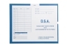 D.S.A., Blue #299 - Category Insert Jackets, System II, Open End - 14-1/4" x 17-1/2" (Carton of 250)