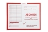 Abdomen, Red #185 - Category Insert Jackets, System II, Open Top - 14-1/4" x 17-1/2" (Carton of 250)