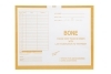 Bone, Yellow #109 - Category Insert Jackets, System I, Open Top - 14-1/4" x 17-1/2" (Carton of 250)