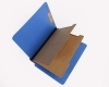 25 pt Pressboard Classification Folders, Full Cut End Tab, Letter Size, 2 Dividers, Royal Blue (Box of 15)