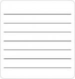 Chart Labels, "Blank" - White, 2-1/4" X 2-3/8" (Pkg of 45)