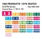 Tab Products 1278 Match Alpha Roll Labels