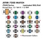 Jeter 7200 Match JTAM Series Alpha Roll Labels - 15/16"H x 1 5/8"W