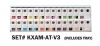 Kardex PSF-139 Match KXAM Series Alpha Roll Labels A-Z Set
