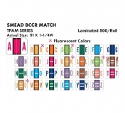 Smead BCCS Match TPPK Series Alpha Sheet Labels